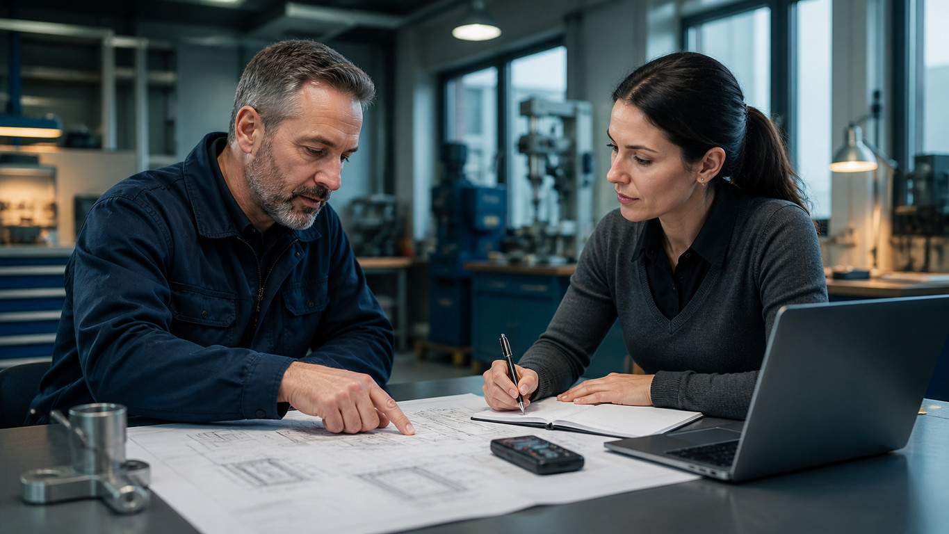 Intervista a un tecnico in officina per raccogliere contenuti specialistici